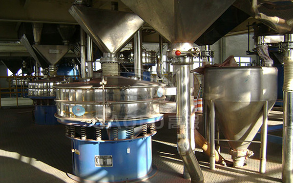 鐵粉精確分級(jí)現(xiàn)場